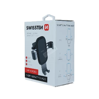 Swissten Auto držač S-GRIP G1-AV3 3,5"-6,5" crna