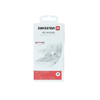 Swissten Bluetooth slušalice FLYPODS bela