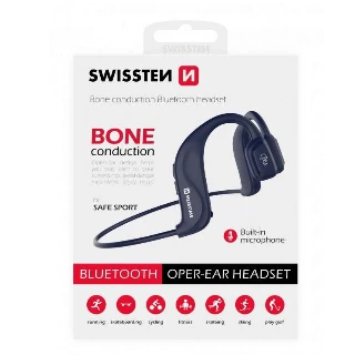 Swissten Bluetooth slušalice Bone plava