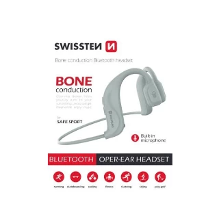 Swissten Bluetooth slušalice Bone bela