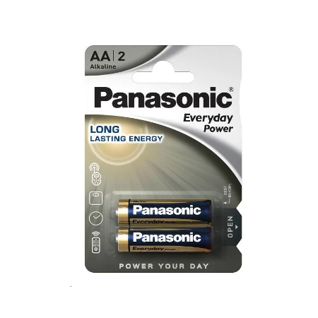 Panasonic baterije LR6EPS/2BP-AA Alkalne Everyday 2 komada