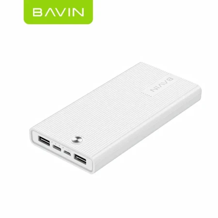 BAVIN Power Bank 10000mAh bela