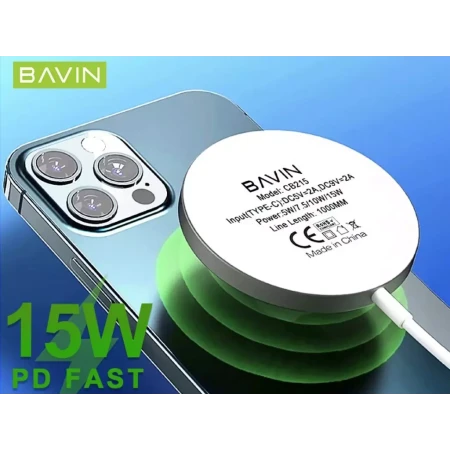 Bavin bežični punjač 15W Magnetic