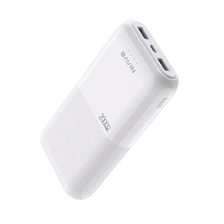 BAVIN Power Bank 20000mAh bela