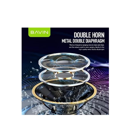 Bavin bluetooth zvučnik 8W crna