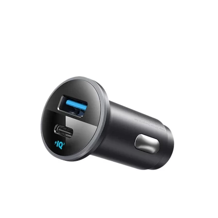 Anker autopunjač 52,5W Usb A+Type C crna