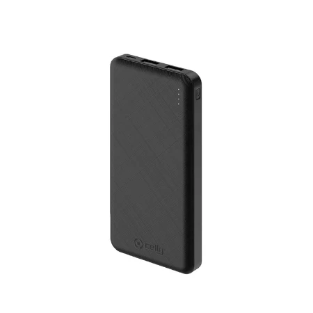 Celly power bank 10000 mAh + kabl Type-A na Type-C crna