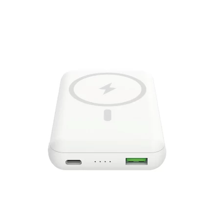 Celly power bank 10000 mAh magsafe ( magnetni stalak ) + kabl Type-A na Type-C bela