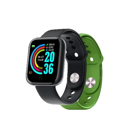 Celly smart band Trainerbeat 1.44" crna + zelena narukvica