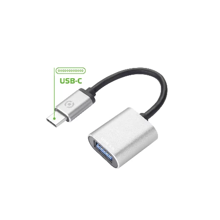 Celly Prohub USB-C adapter siva