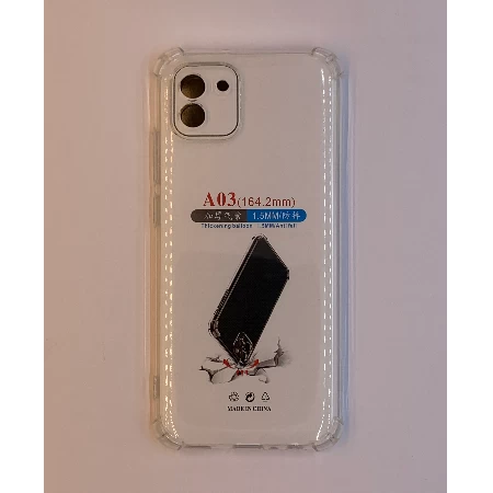 Samsung A03 transparent sa ojačanim ivicama