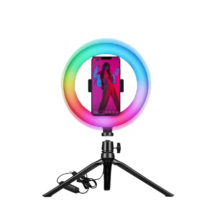 Celly Portable Tripod+ Flash Light RGB + kabl type-C