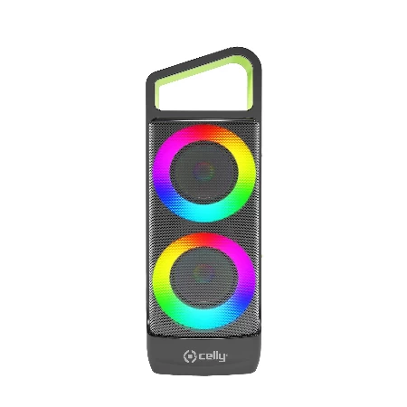 Celly bežični zvučnik 10W RGB/TWS crna + kabl type-C