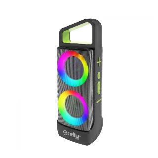 Celly bežični zvučnik 10W RGB/TWS crna + kabl type-C