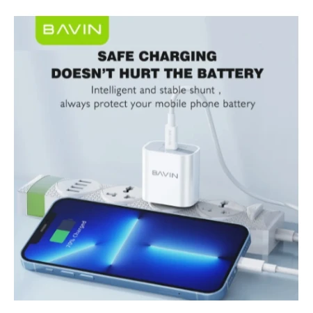 Bavin punjač 20W USB-C bela