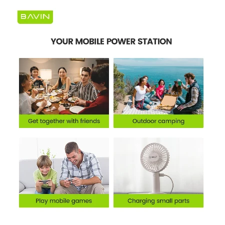 Bavin Power bank 40000mAh bela