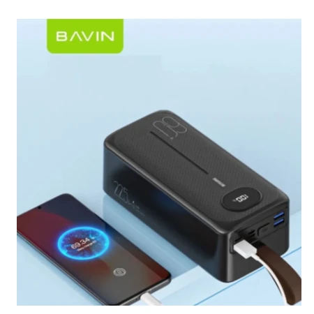 Bavin Power bank 60000mAh Micro/TypeC & Lightning  crna