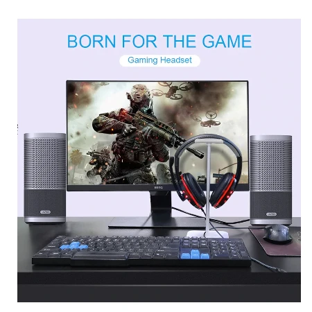 Bavin Gaming slušalice sa mikrofonom 3,5mm 1,8m crna - BH-28