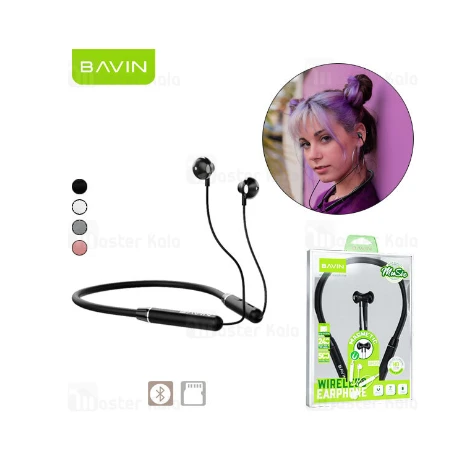 Bavin Wireless earphone slušalice bela