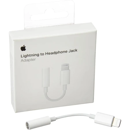 Apple Stereo adapter 3,5mm/Lightning bela