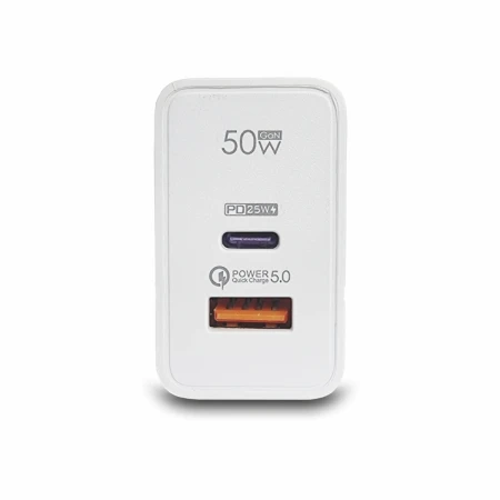 Bavitel punjač 50W Usb A+ Type C bela  KeKe-PD002
