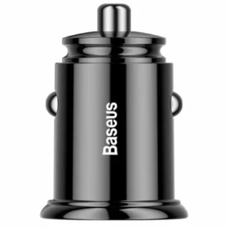 Baseus Autopunjač  Usb A/Type C 30W crna