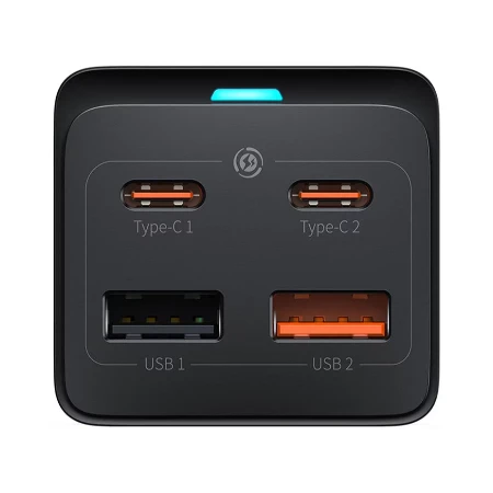Baseus punjač Gan3Pro 65W AC/2*Usb A/2*Type C + kabl Type C