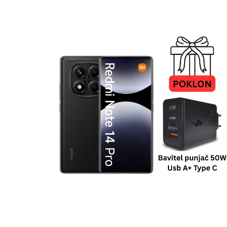 Prikaži detaljnije Xiaomi Redmi Note 14 Pro 12GB/512GB crna